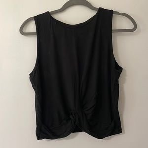 ALO Yoga twist front cropped top